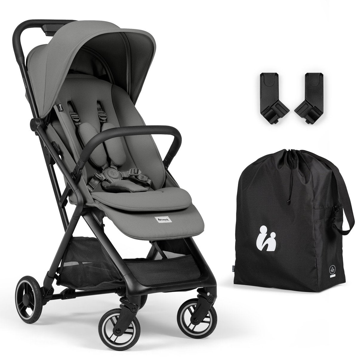 Hauck-toys hauck fly n care - super compact travel buggy for parents who love to travel - stone