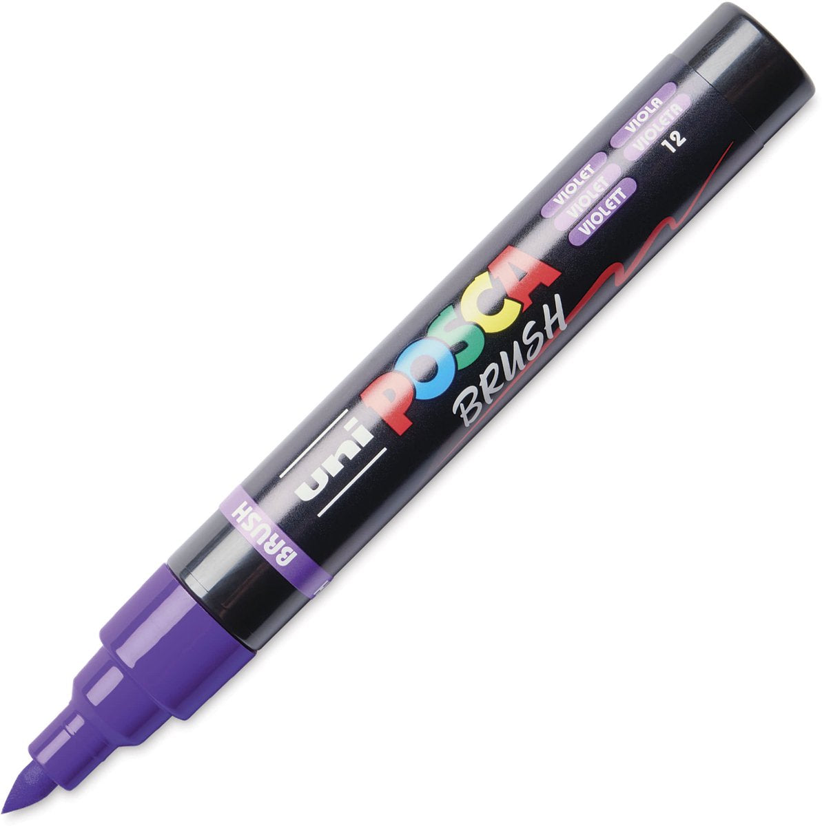 Pennarello Uni posca pc5br viola - punta pennello 1-4 mm