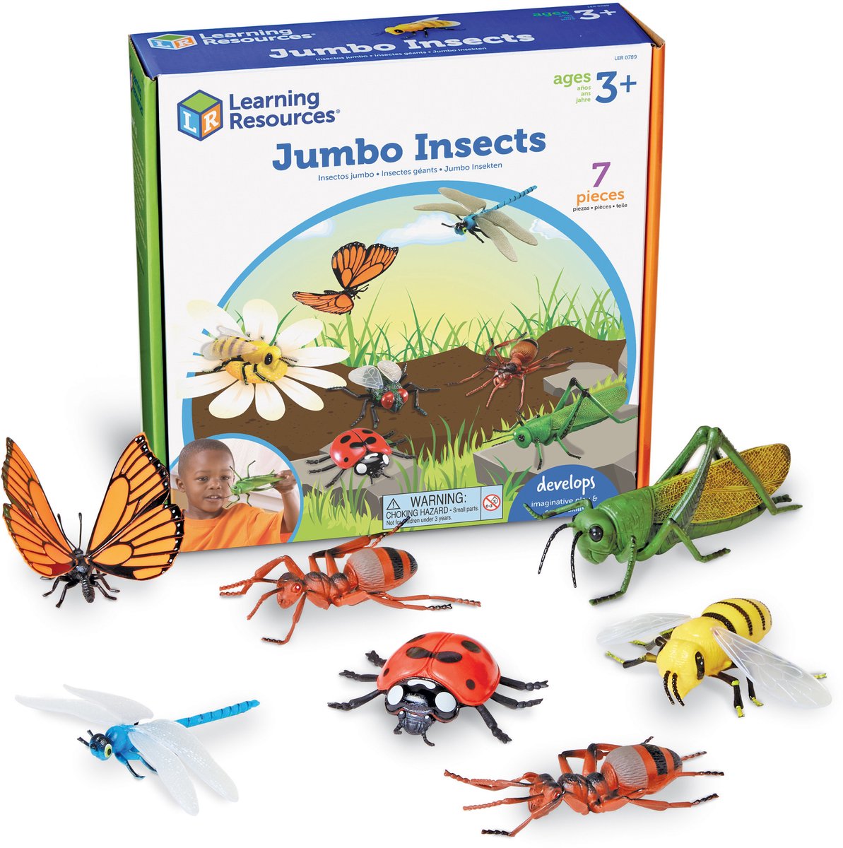 Risorse didattiche insetti jumbo - 3+