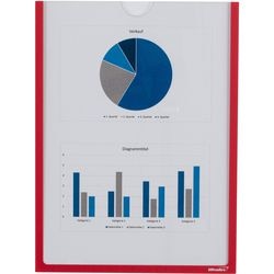 Cornice per visualizzazione informazioni ultradex rossa