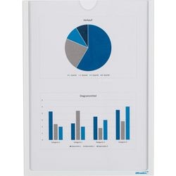 Cornice per visualizzazione informazioni ultradex bianca