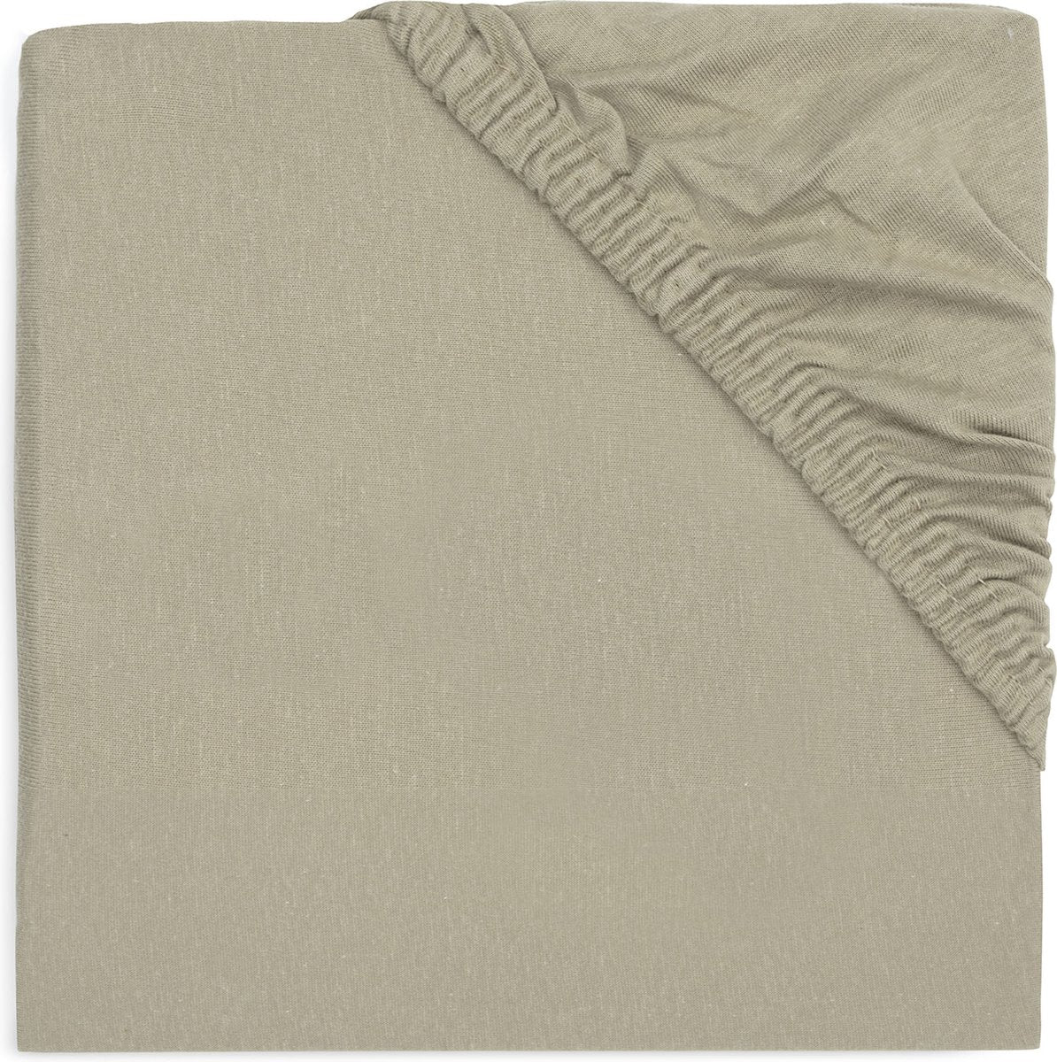 Jollein - sábana ajustable jersey 70x140cm - cuna, cama, cuna - verde oliva