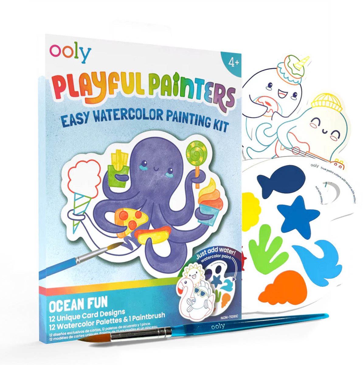 Ooly - playful painters - aquarel verfset - ocean fun