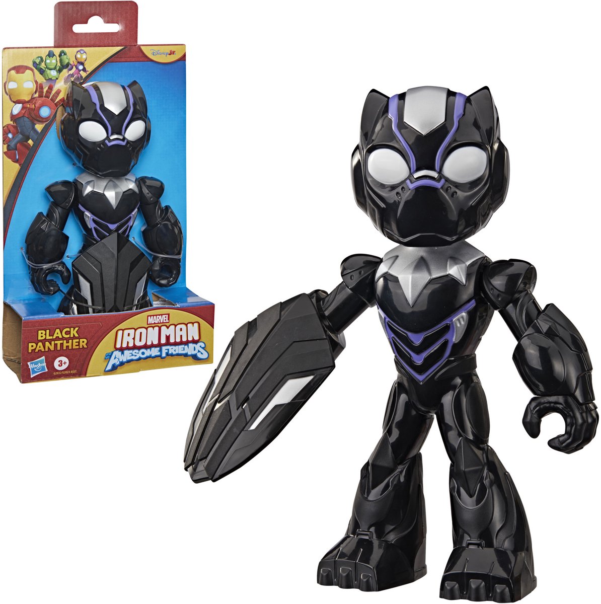 Marvel Iron Man e i suoi fantastici amici Pantera Nera - action figure 23 cm