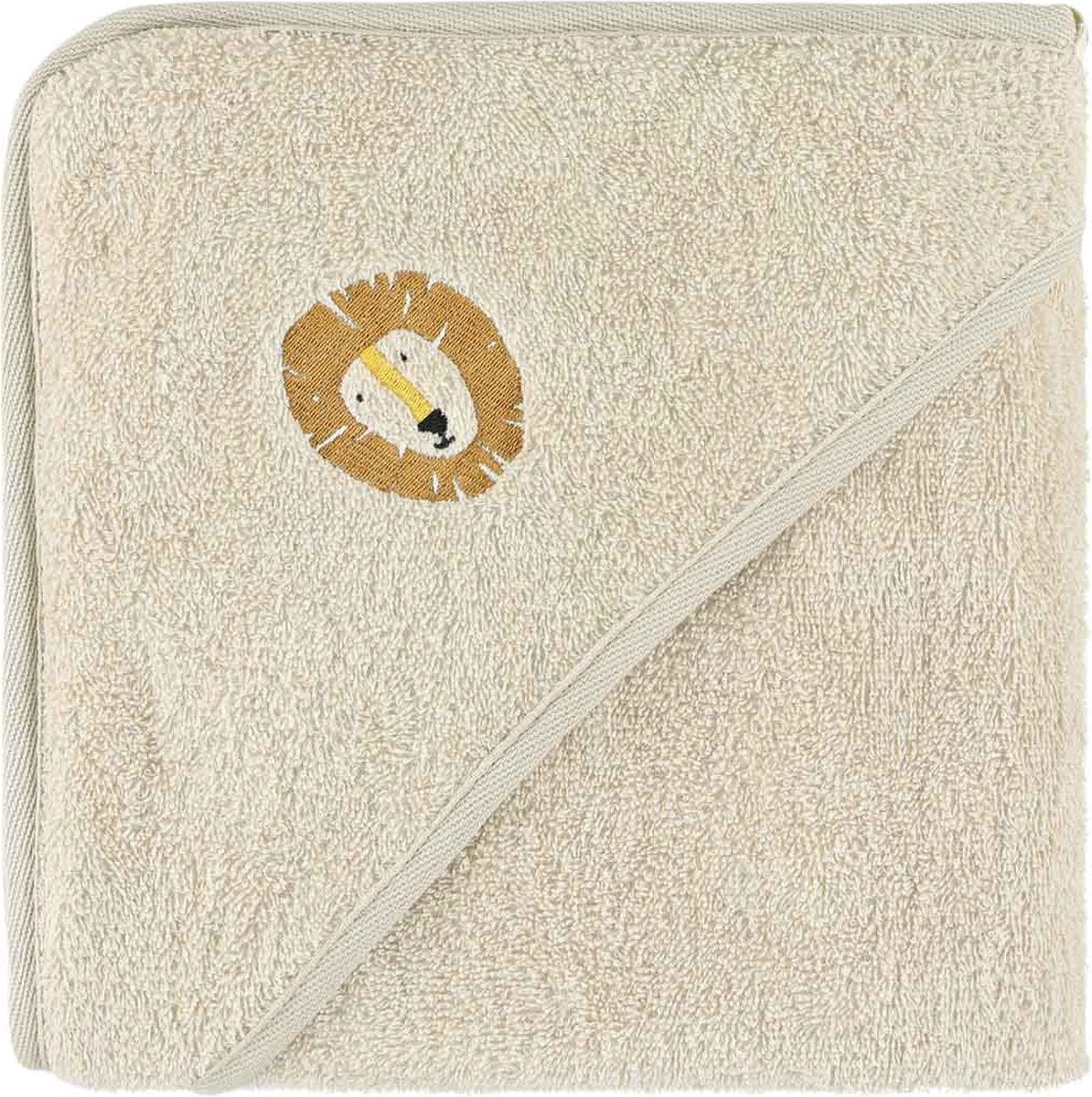 Trixie capa de baño aura león – 75x75 cm – algodón orgánico – apta para bebés