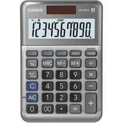 Calculadora Casio MS-100FM gris 10 dígitos