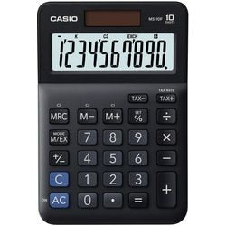 Calcolatrice Casio MS-10F nera 10 cifre