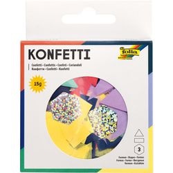 Confetti folia papel moderno chic multicolor