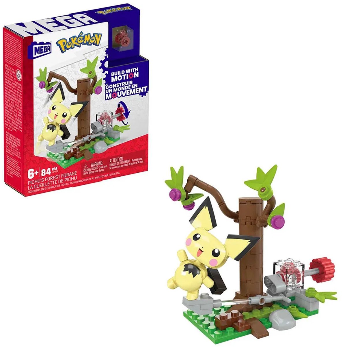 Mattel Mega Construx Bouwset Pichu's Forest Forage
