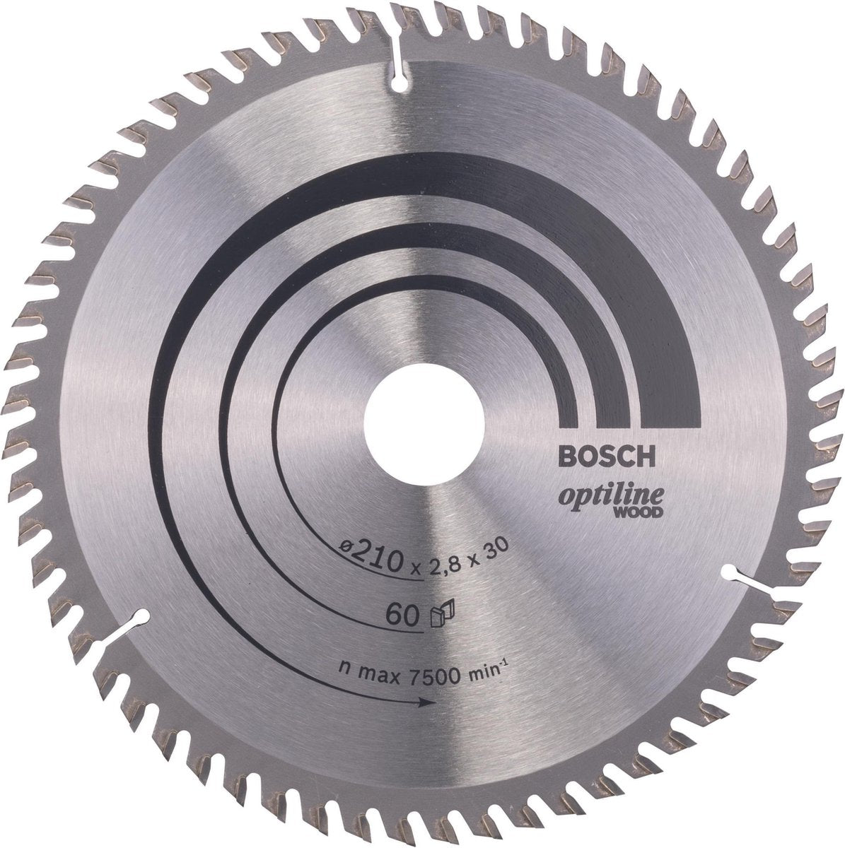 Bosch cirkzb opt 210x30x2.8 60t wz