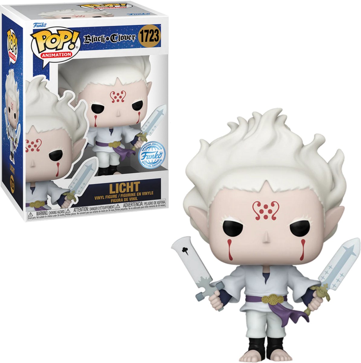 Funko pop! animation: black clover - licht #1723 cc exclusive