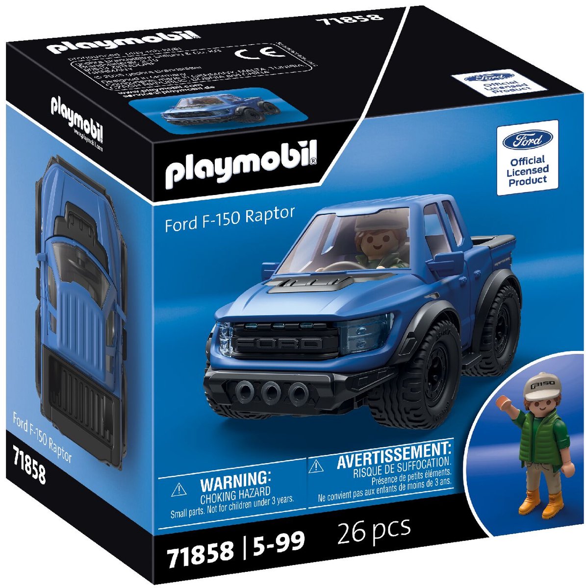Coches de colección Playmobil: ford f-150 raptor - 71858