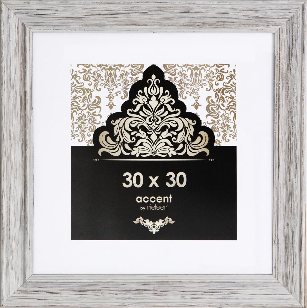 Nielsen design nielsen accent vintage 30x30 hout wit 3233101