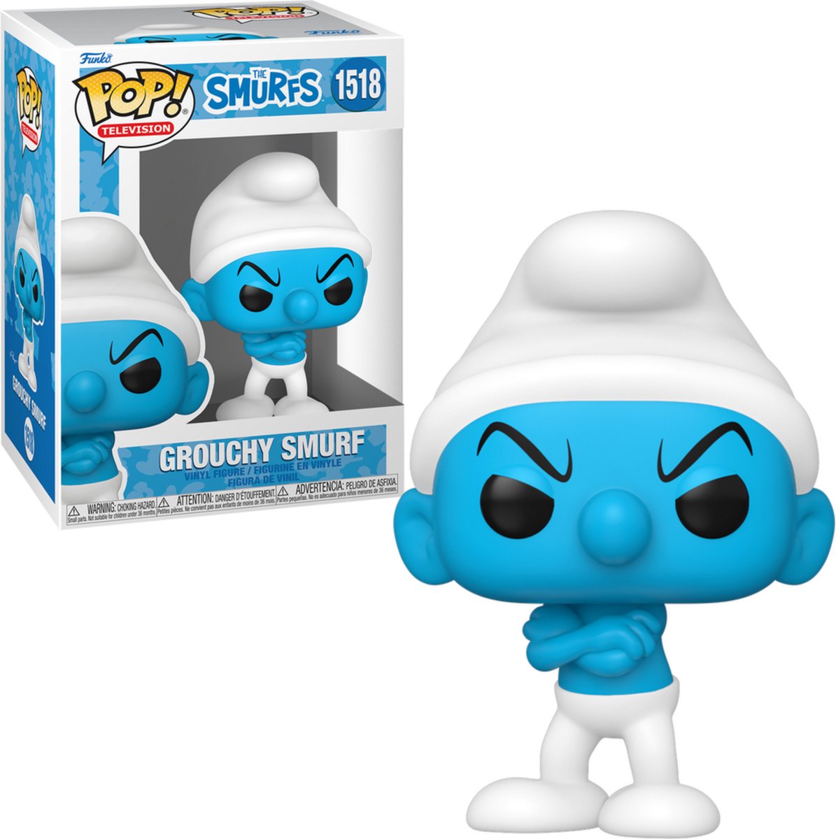 Funkopop! televisione: i puffi - puffo brontolone #1518