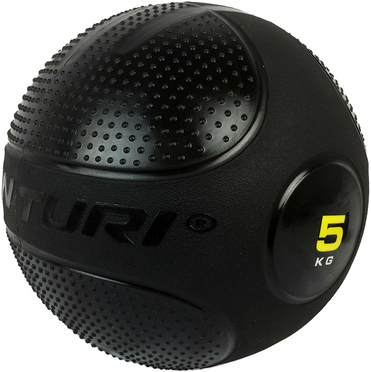 Tunturi slam ball - slam ball - entrenamiento funcional - 5 kg - negro