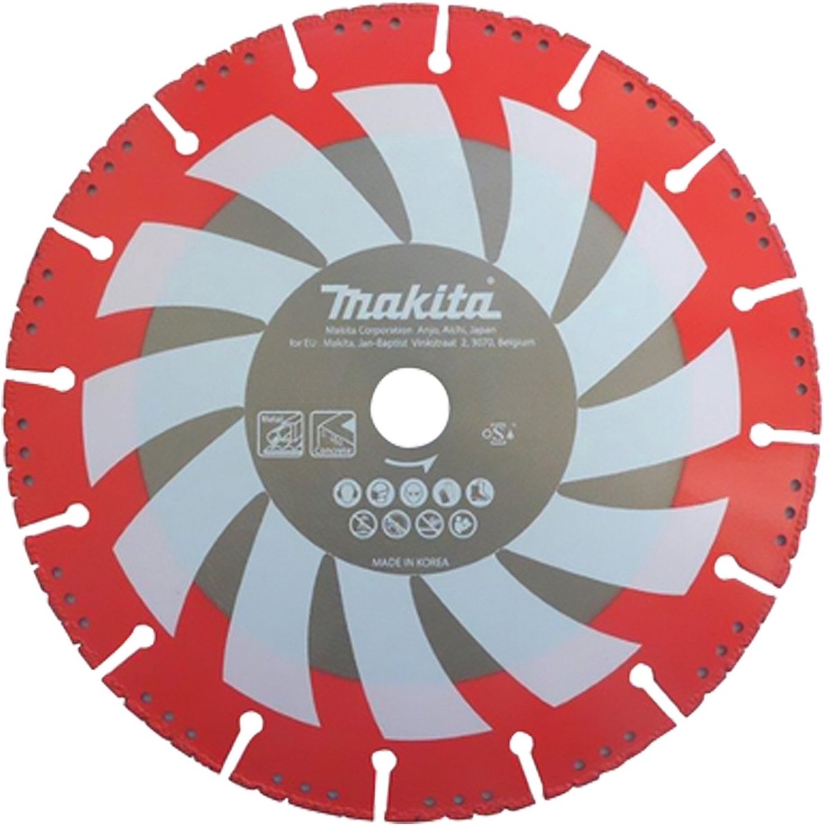 Makita diamantdoorslijpschijf 1 st. - rescue cut - diamant - 125 x 22.23 x 2.8 mm