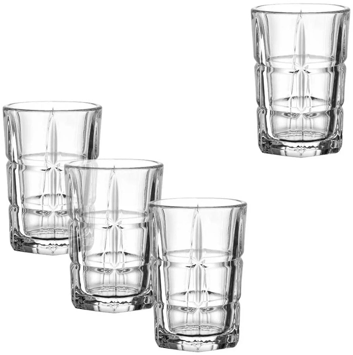 Bicchiere da liquore Leonardo spiritii nova 80 ml - set 4