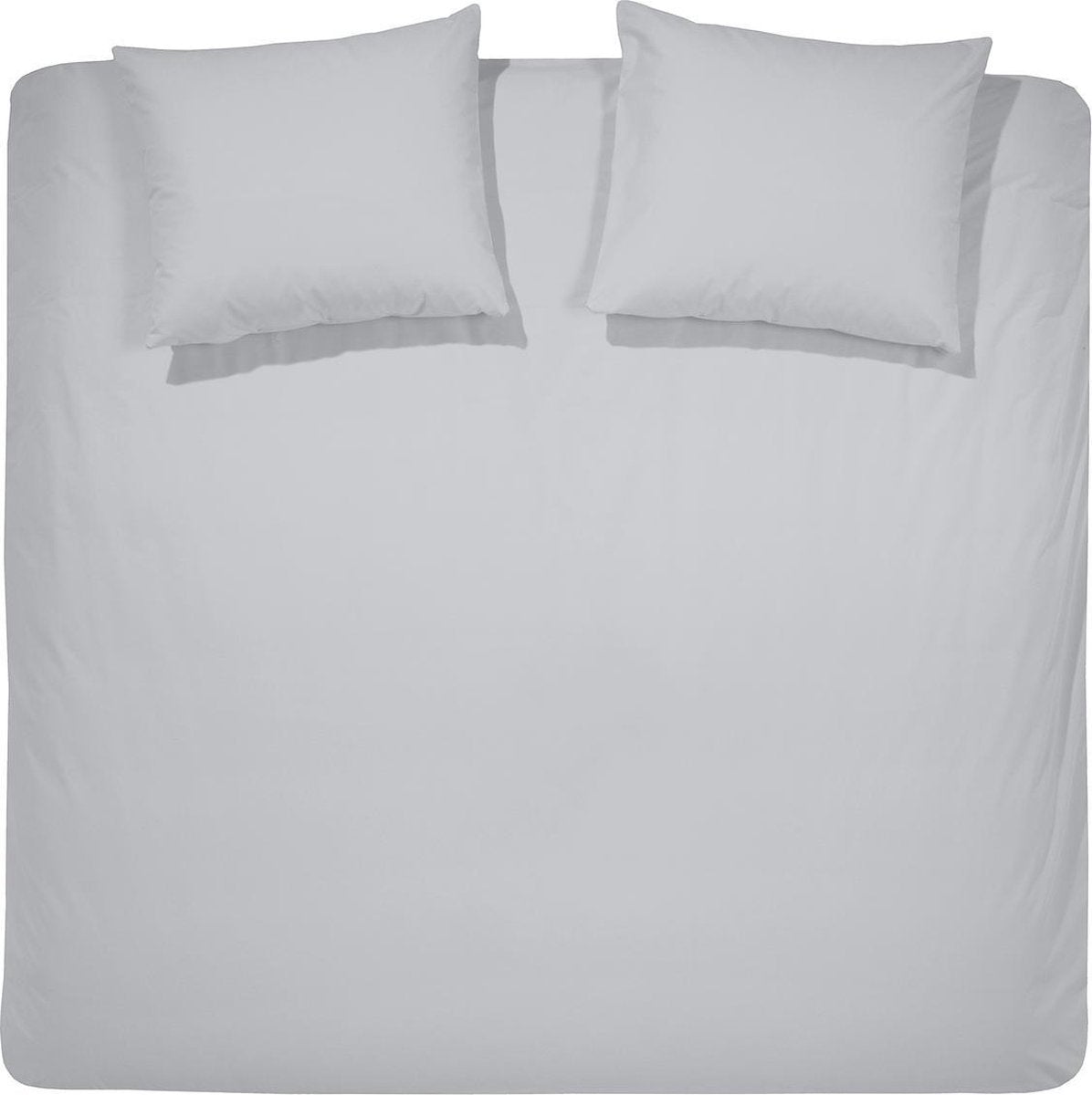 Funda nórdica de fin de semana Cenicienta - doble - algodón - camas gemelas extra anchas - 260x200 220 cm - gris claro
