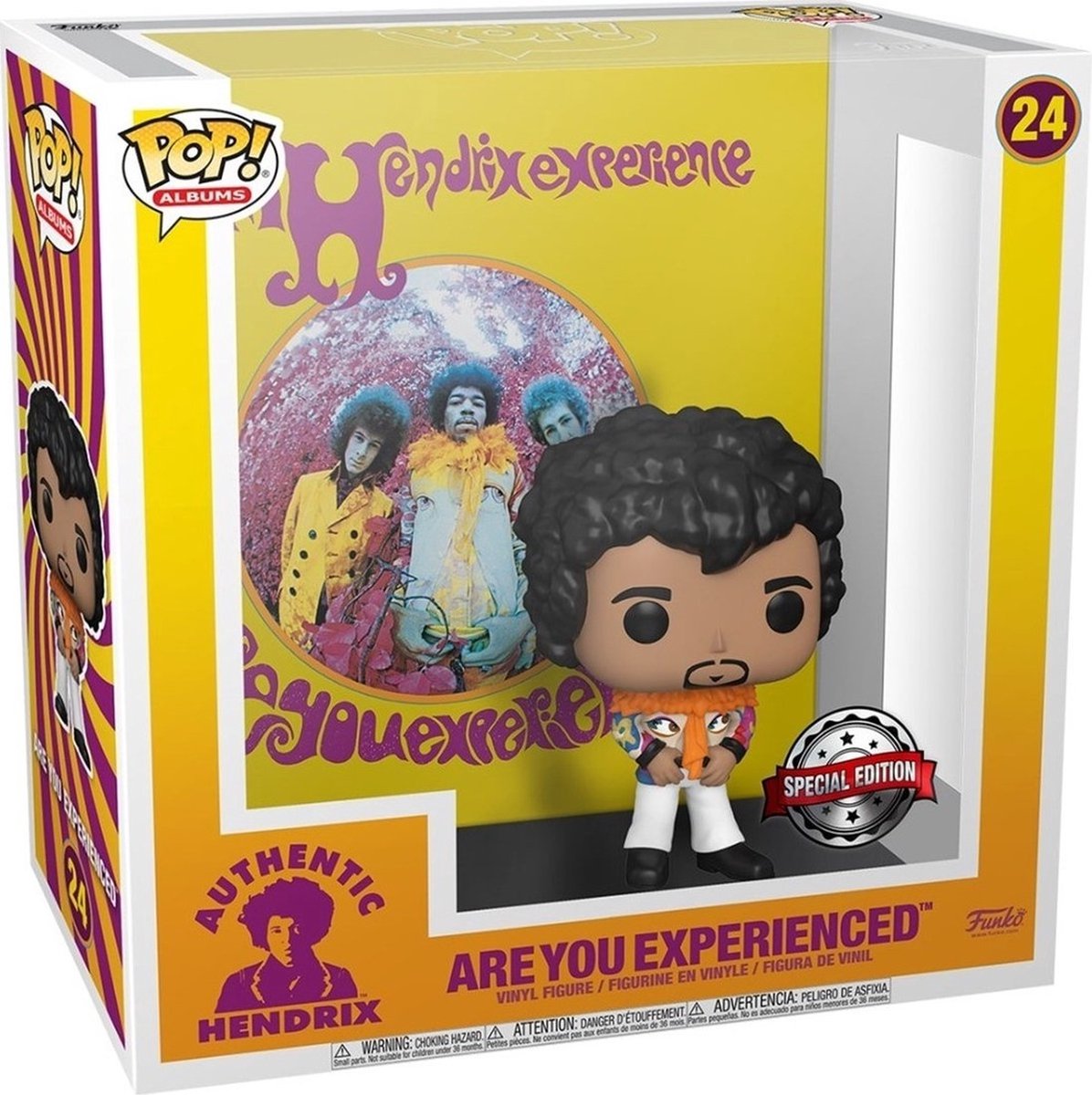 Funko pop albums: jimi hendrix - are you experienced pop #24