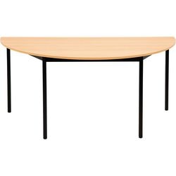 Semi-circular table sodematub ft168dero-1111 beech black