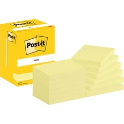 Self-adhesive sticky notes post-it 657-cy 76x102mm plain yellow
