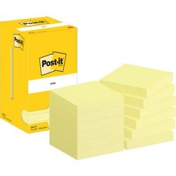 Self-adhesive sticky notes post-it 654-cy 76x76mm plain yellow
