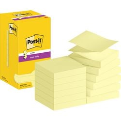 Z-notes super adesivi post_it r330-12sscy 76x76mm giallo
