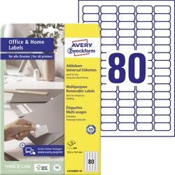 Etichette multifunzionali avery l4732rev-10 carta bianca