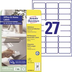 Etichette multifunzionali avery l4737rev-10 carta bianca
