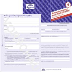 Contratto di lavoro avery zweckform 2255-5 carta blu