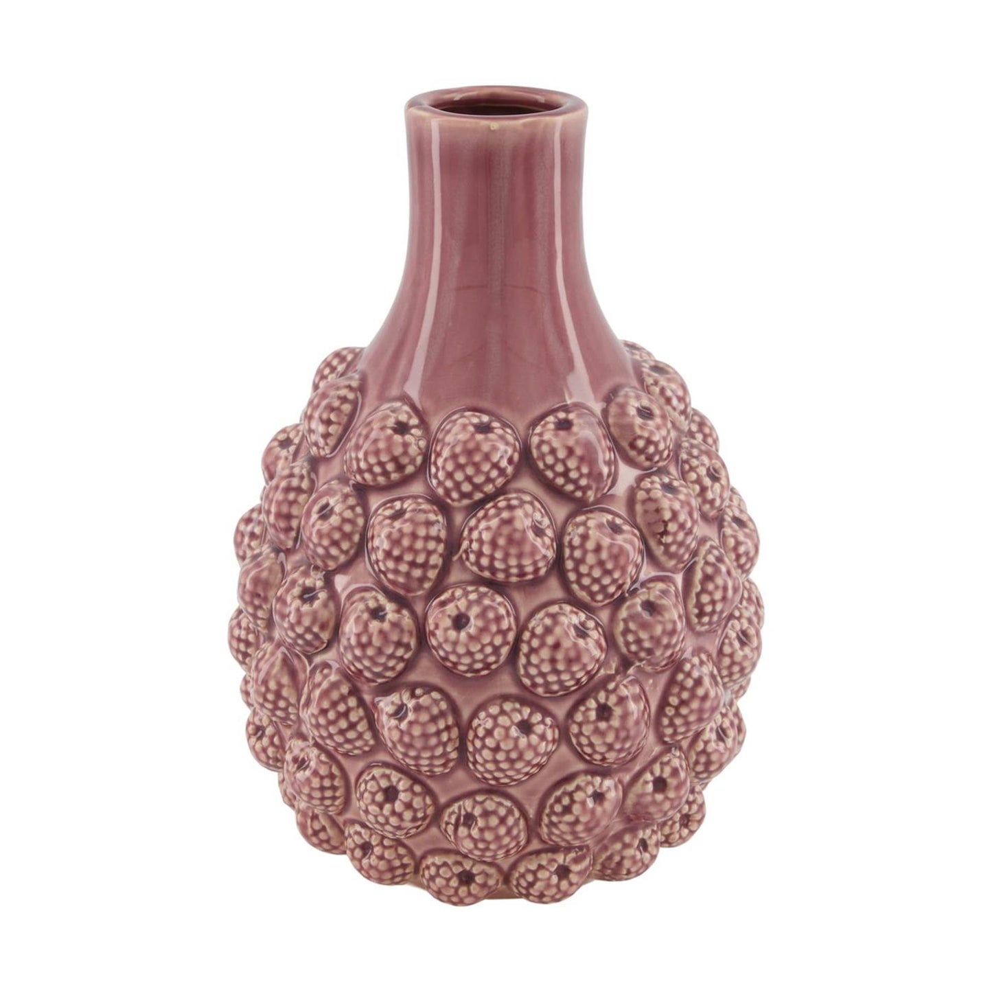 Vaso Dijk Natural Collection in ceramica lampone ø18,5xh27cm