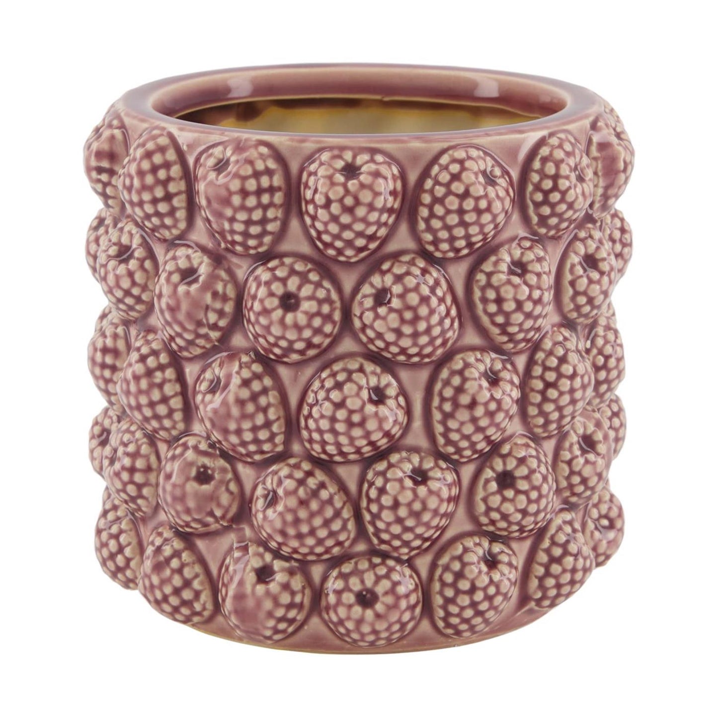 Dijk Natural Collection vaso da fiori in ceramica lampone ø16xh15cm