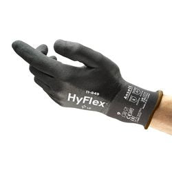 Guanti Hyflex in schiuma, nitrile nero