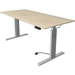 Kerkmann sit-stand desk 10233250 chipboard maple, silver