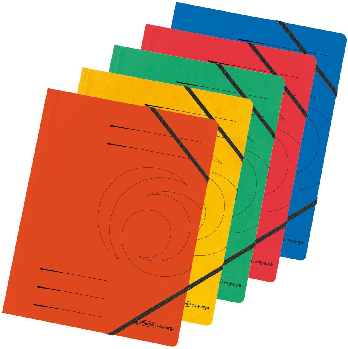 Herlitz eckspanner a4 qualità farb.sort. Imballaggio 5er