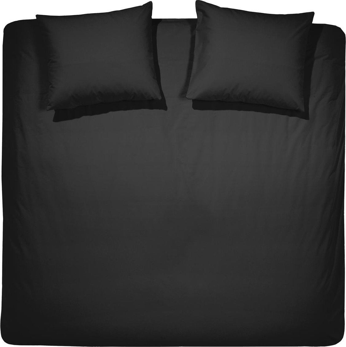 Copripiumino weekend Cenerentola - matrimoniale - cotone - twin extra large - 260x200 220 cm - nero + 2 federe 60x70