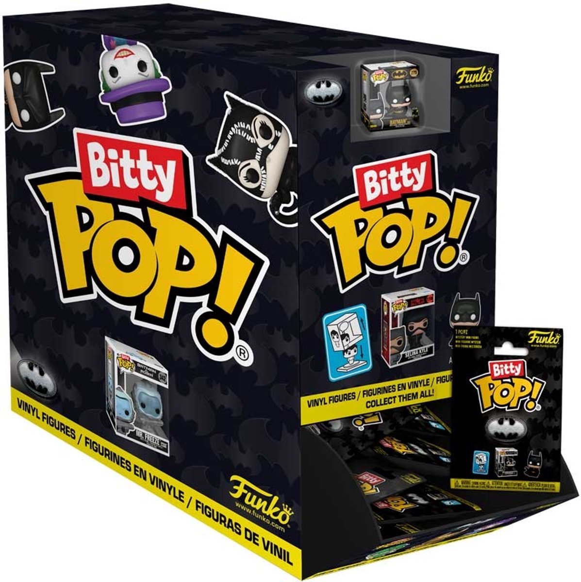 Funko bitty pop singoli: Batman 85th assortiti.