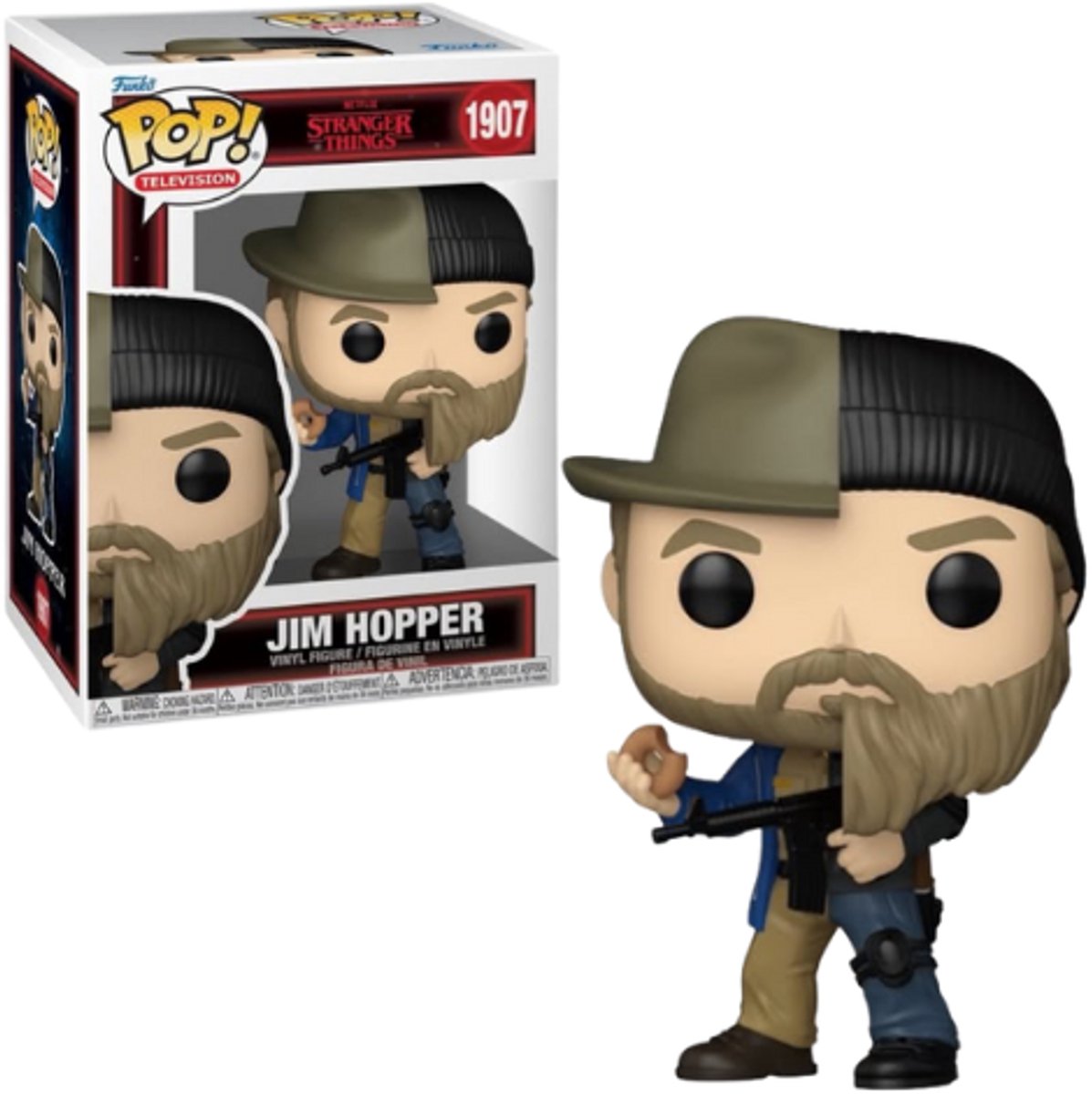 Funkopop! televisione: Stranger Things - Jim Hopper (split) #1907