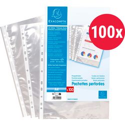 Buste da esposizione Exacompta 5200e pp trasparente