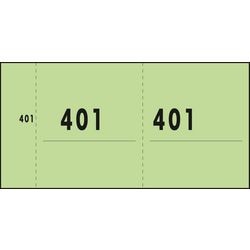 Blocco numeri sigel verde 53x105 mm 341g