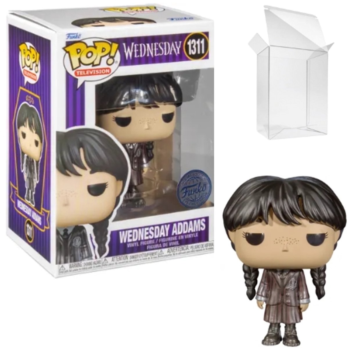 Funko pop! tv: wednesday - wednesday addams metallic ( exclusief)
