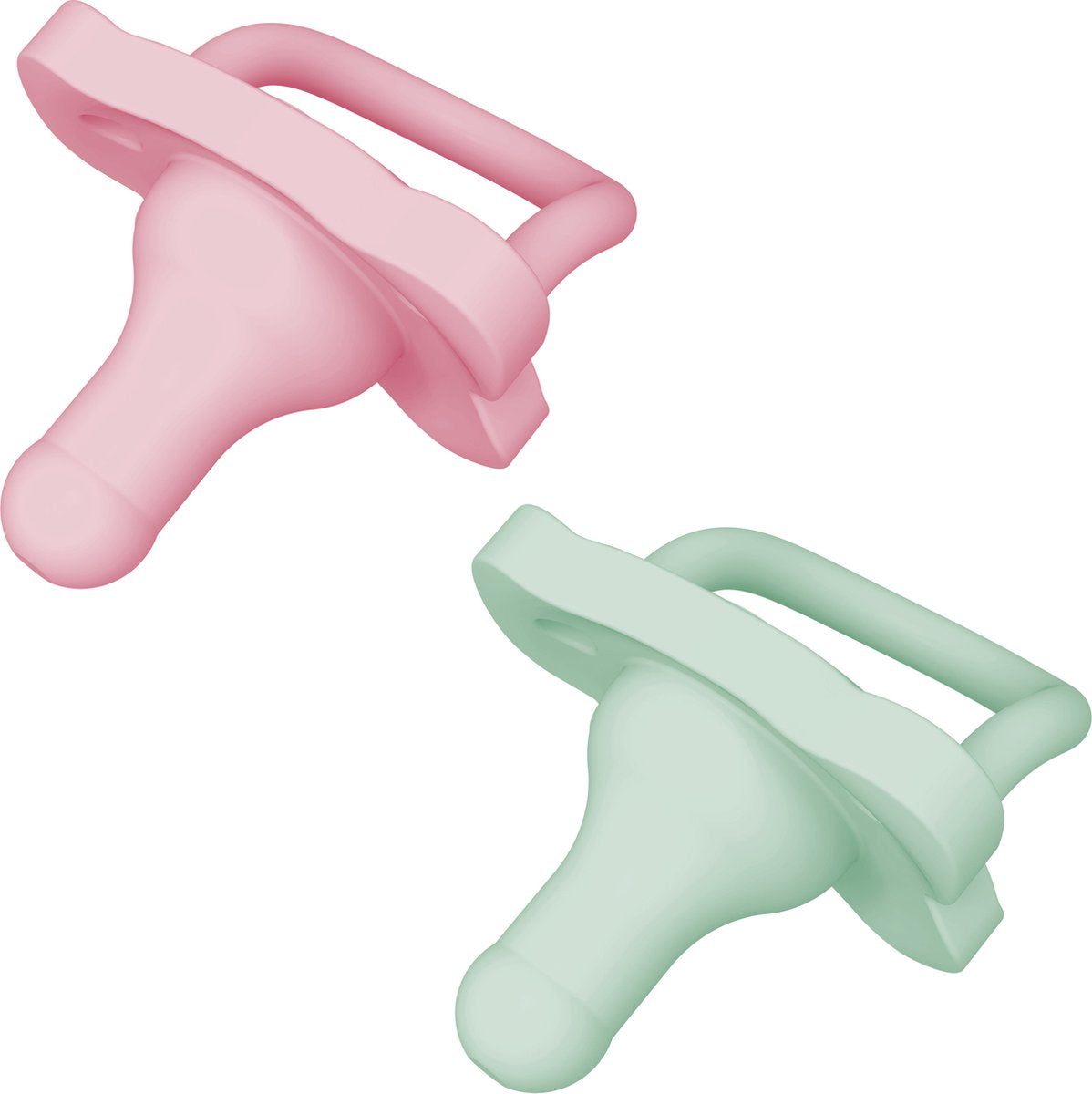 Il dottor Brown è il dottor. Ciuccio brown's happypaci - 0-6 mesi - rosa verde - 2 pezzi
