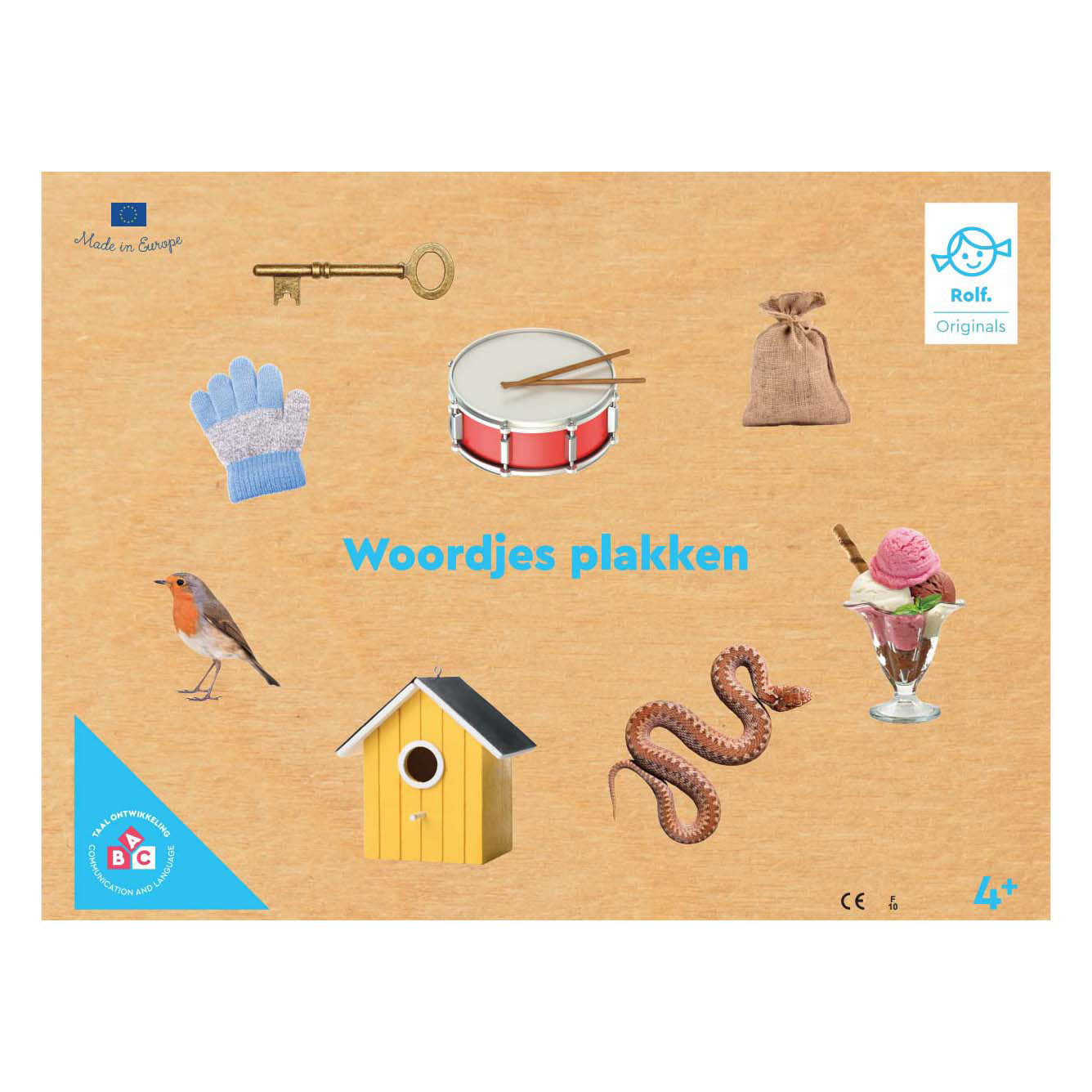 Rolf Originals - Words Stick Language Game in Houten Box