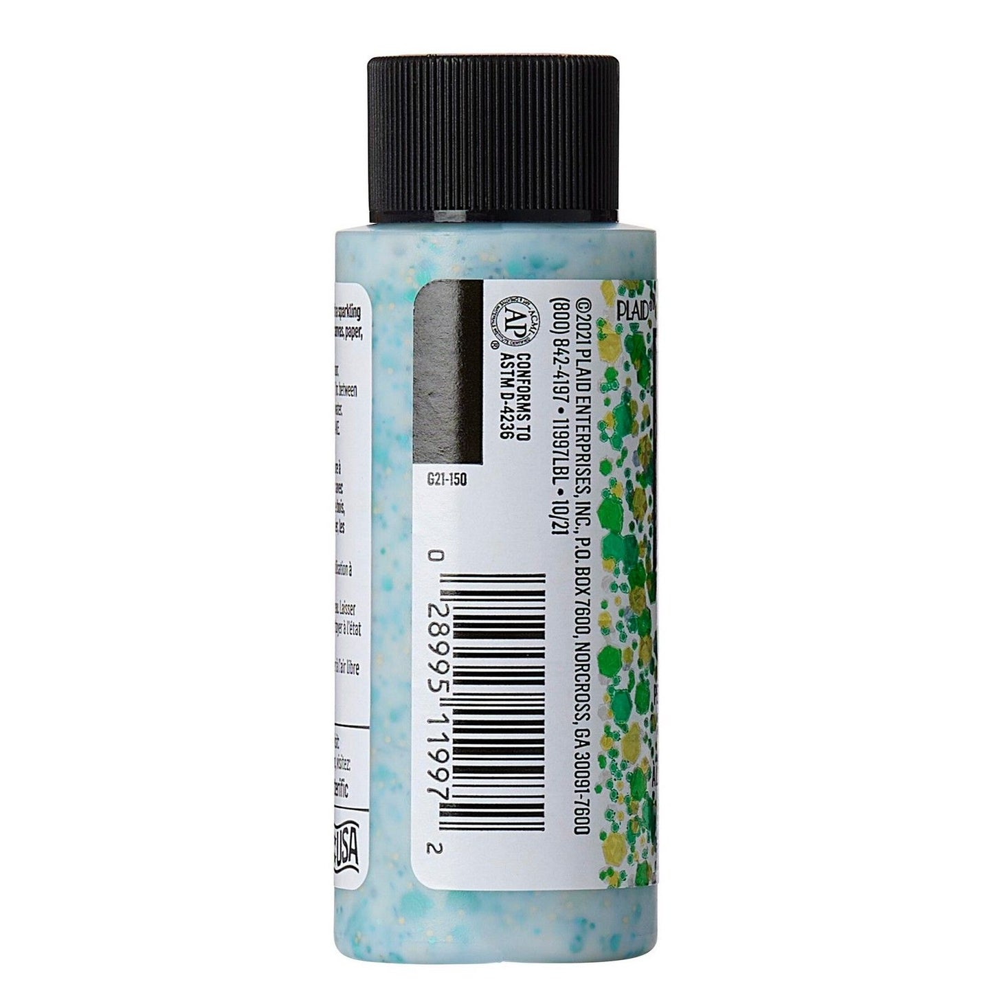 Folkart • pittura acrilica pop scintillante con scaglie di drago 59 ml