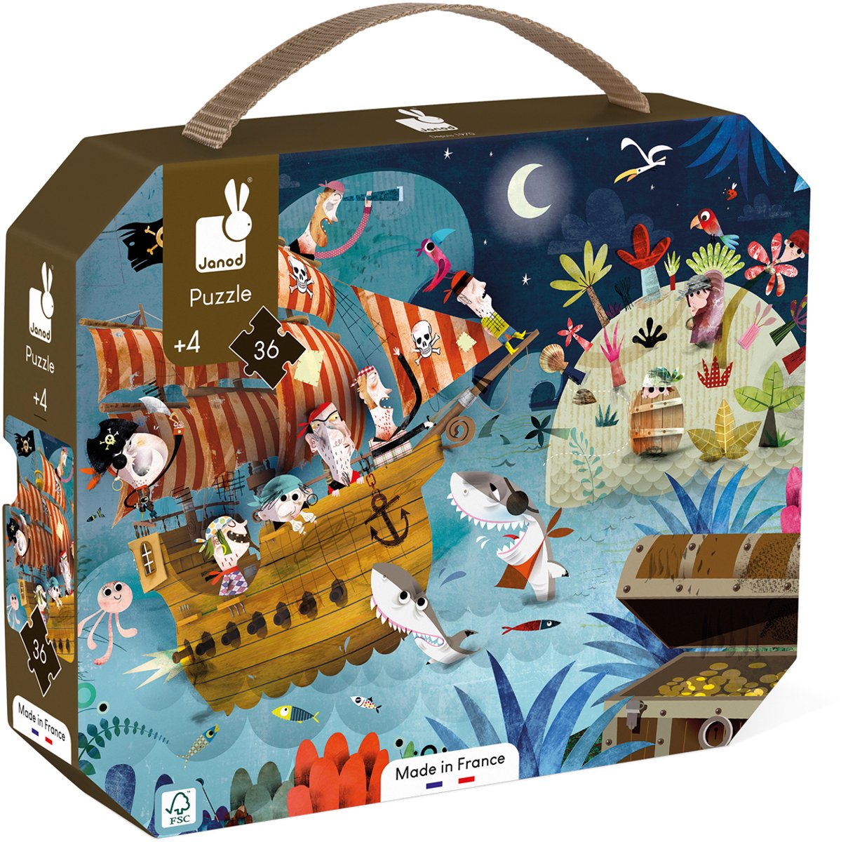 Janod - puzzle - caccia al tesoro