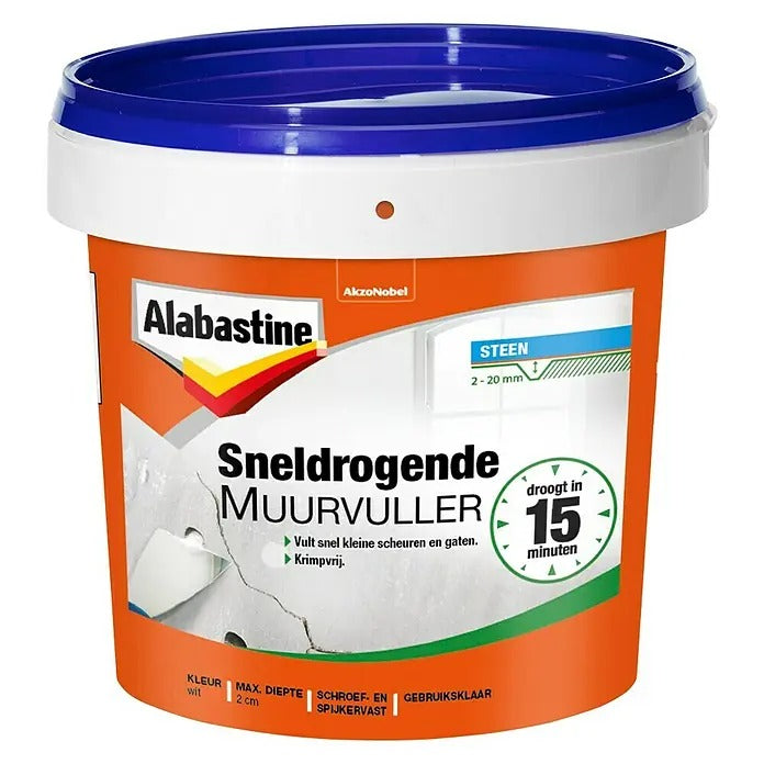 Masilla de pared de secado rápido Alabastine 1 kg - 5095977