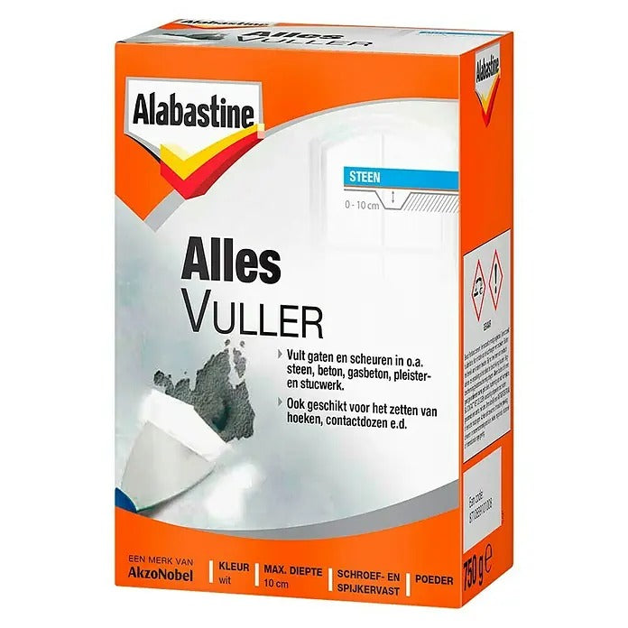 Masilla multiusos Alabastine blanca 750gr - 5095966