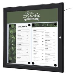 Scheda menu showdown scz2xa4ledc9005 3650 g nero