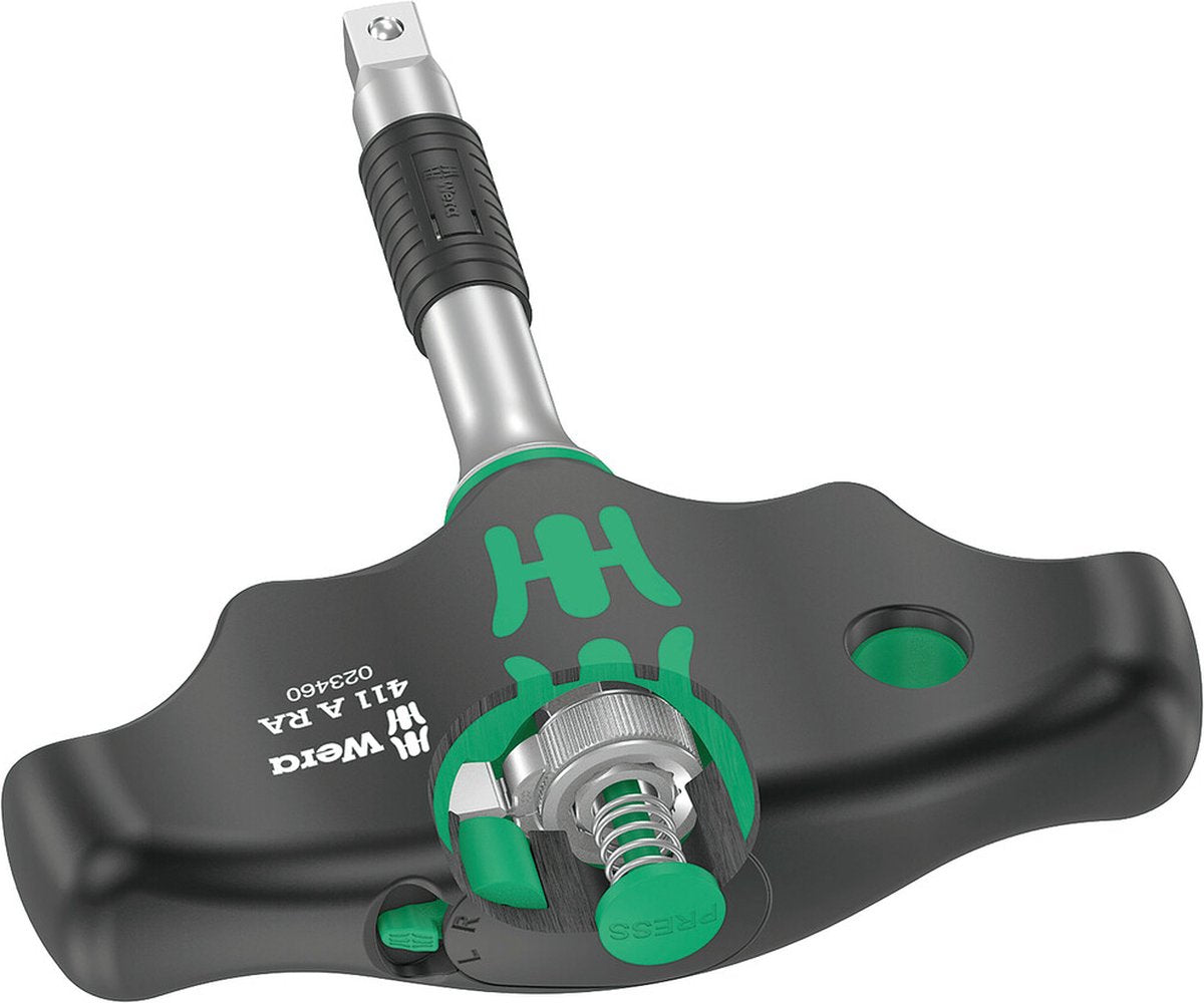 Wera ratelschroevendraaier koplengte: 45 mm