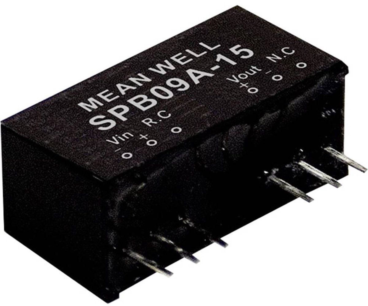MW Mean Well SPB09A-24 Módulo convertidor CC CC 375 MA 9 W Número de salidas: 1 x Contenido 1 pieza(s)